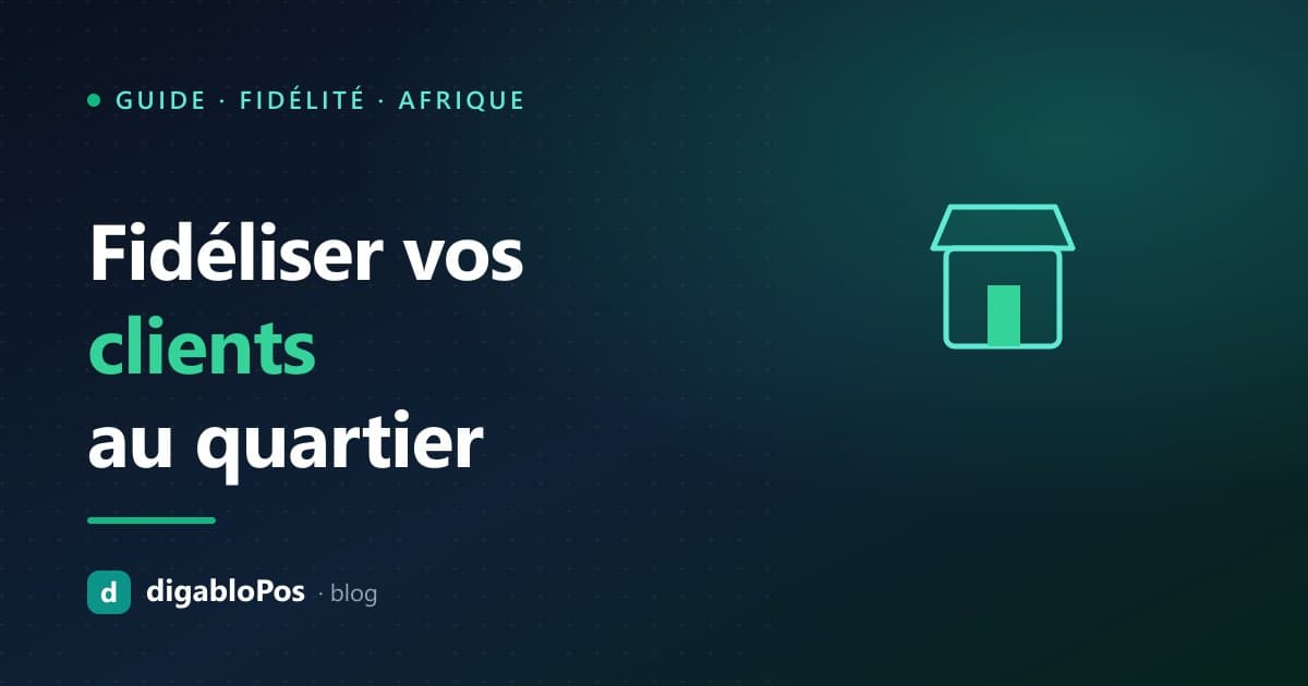 Illustration : fidéliser les clients d’un petit commerce africain