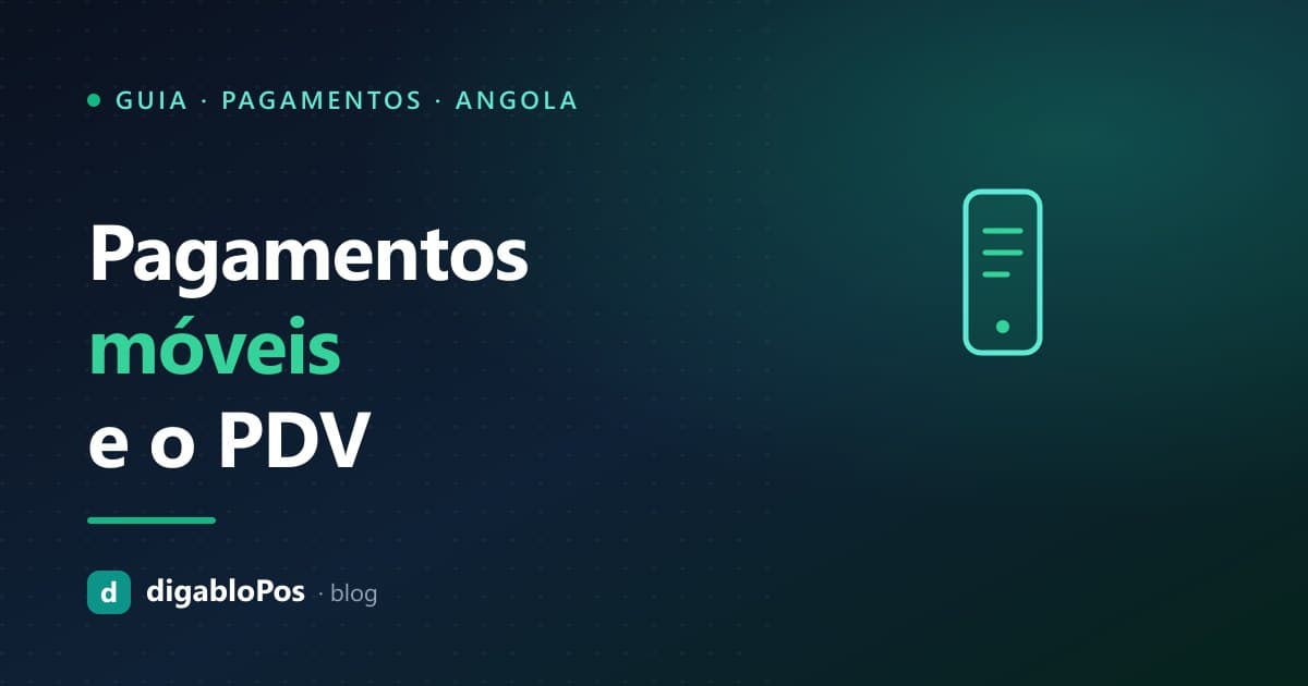 Ilustração: pagamentos móveis e o PDV em Angola