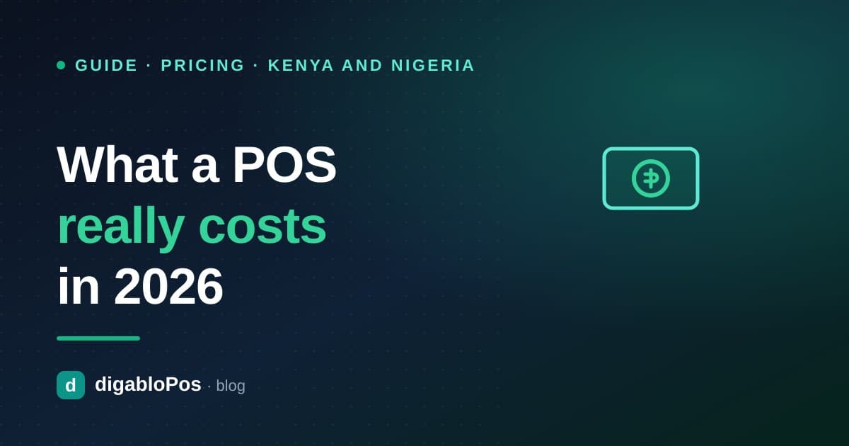 Illustration: what a POS system really costs in Kenya and Nigeria